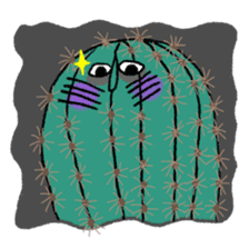 Sticker of strange cactus sticker #1966430
