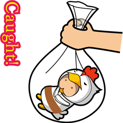 Hot guy(chicken costume)english version