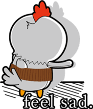 Hot guy(chicken costume)english version sticker #1967209