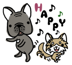 Frenchbulldog of ROSSI sticker #1967764