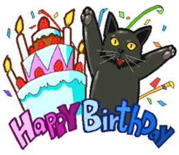 kuroneko akari sticker #1967932