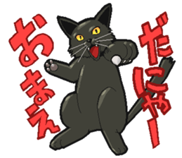 kuroneko akari sticker #1967940