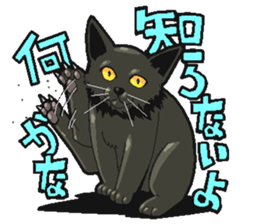 kuroneko akari sticker #1967951