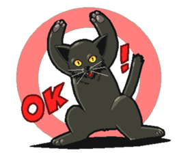 kuroneko akari sticker #1967963