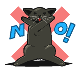 kuroneko akari sticker #1967964