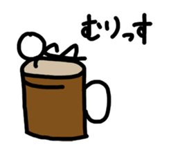 A stick person's life sticker #1968417