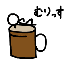 A stick person's life sticker #1968417