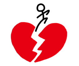 A stick person's life sticker #1968439