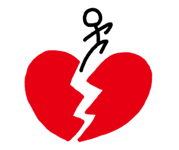 A stick person's life sticker #1968439