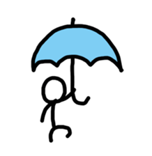 A stick person's life sticker #1968440