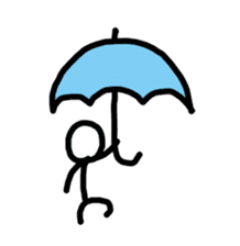 A stick person's life sticker #1968440