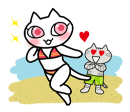 Cat X Cat sticker #1968490