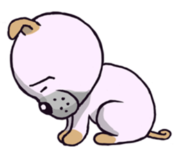 A lovely dog sticker #1968650