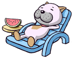 A lovely dog sticker #1968679