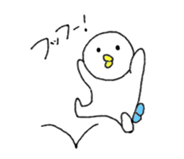 Sticker of white kappa sticker #1969043