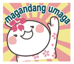 sakura the rabbit Tagalog Philippine sticker #1969045