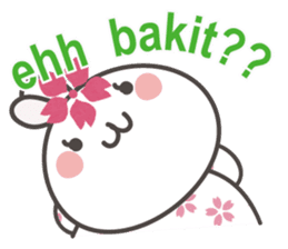 sakura the rabbit Tagalog Philippine sticker #1969047