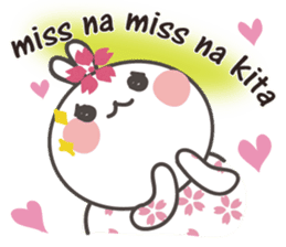 sakura the rabbit Tagalog Philippine sticker #1969062