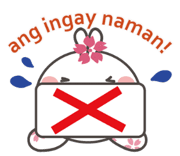 sakura the rabbit Tagalog Philippine sticker #1969065
