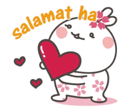 sakura the rabbit Tagalog Philippine sticker #1969067