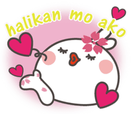 sakura the rabbit Tagalog Philippine sticker #1969072