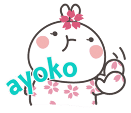 sakura the rabbit Tagalog Philippine sticker #1969078