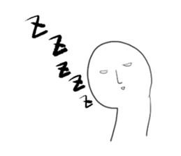 I always want to sleep. sticker #1970287