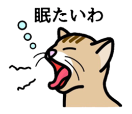 Cat of Kansai sticker #1970474