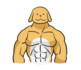 muscle cats sticker #1970536