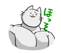 muscle cats sticker #1970544