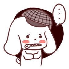 Toro-San A Detective Dog (English) sticker #1970686