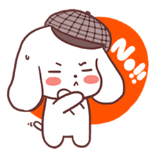 Toro-San A Detective Dog (English) sticker #1970688