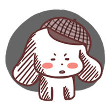 Toro-San A Detective Dog (English) sticker #1970712