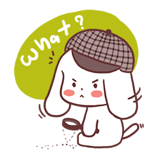 Toro-San A Detective Dog (English) sticker #1970715