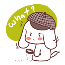 Toro-San A Detective Dog (English) sticker #1970715