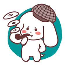 Toro-San A Detective Dog (English) sticker #1970717