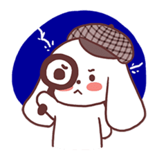 Toro-San A Detective Dog (English) sticker #1970722