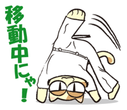 capoeira cat "chaco" sticker #1970729