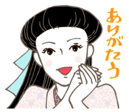 Raven Hair Kimono Girls sticker #1971450