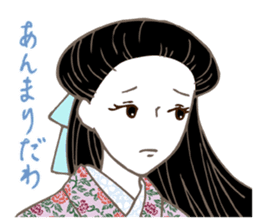 Raven Hair Kimono Girls sticker #1971460