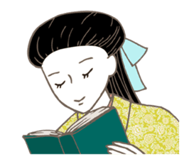 Raven Hair Kimono Girls sticker #1971479