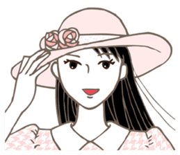 Raven Hair Kimono Girls sticker #1971481