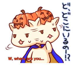 Meow mew world in Halloween sticker #1971609