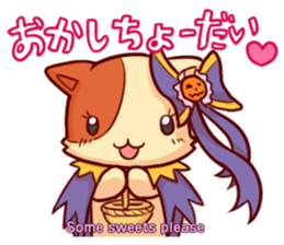 Meow mew world in Halloween sticker #1971621