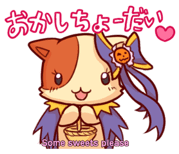 Meow mew world in Halloween sticker #1971621