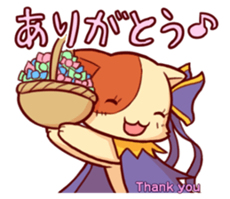 Meow mew world in Halloween sticker #1971622