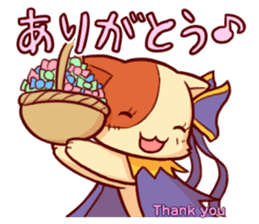 Meow mew world in Halloween sticker #1971622