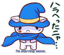 Meow mew world in Halloween sticker #1971635