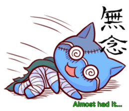 Meow mew world in Halloween sticker #1971641