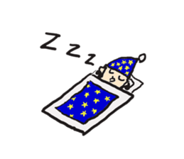 Not bald head. This is short hair man. sticker #1971712